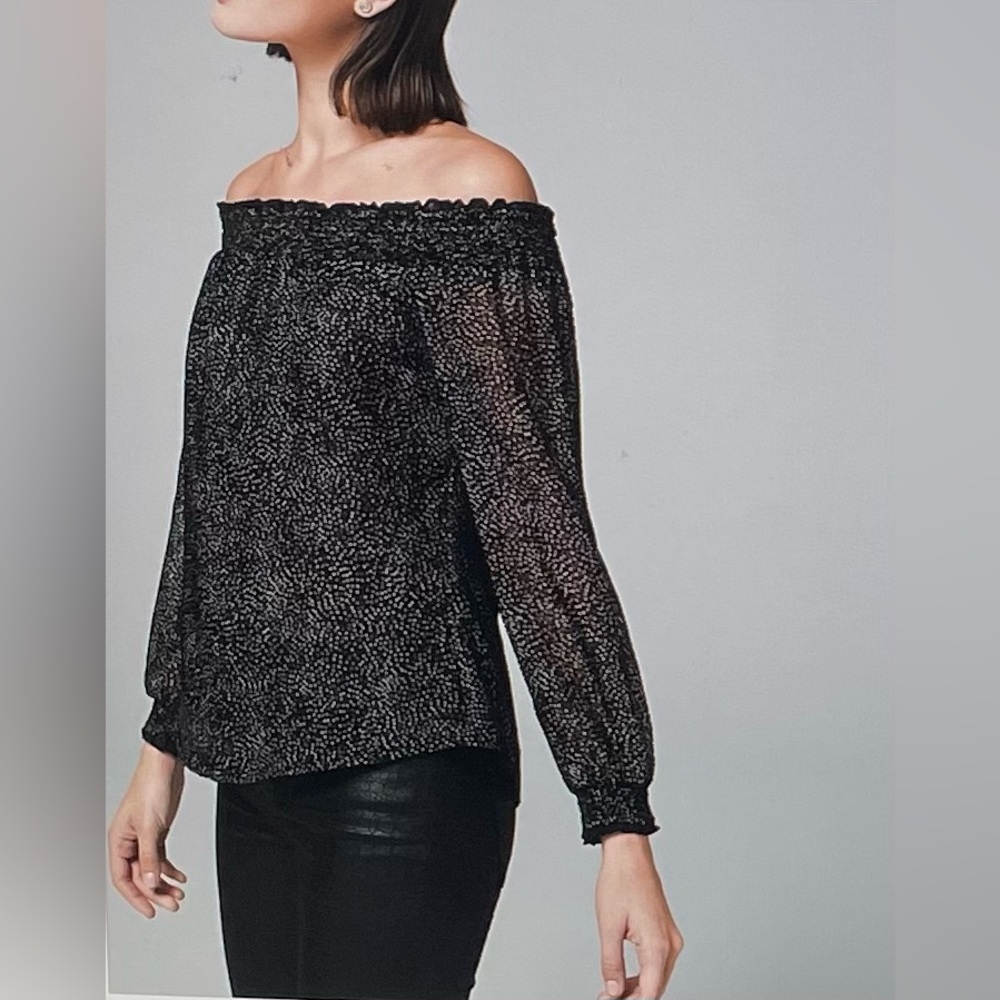 NWT WHBM Off the shoulder blouse XS - Picture 2 of 16